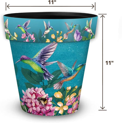 Briarwood Lane Springtime Hummingbirds Medium Planter