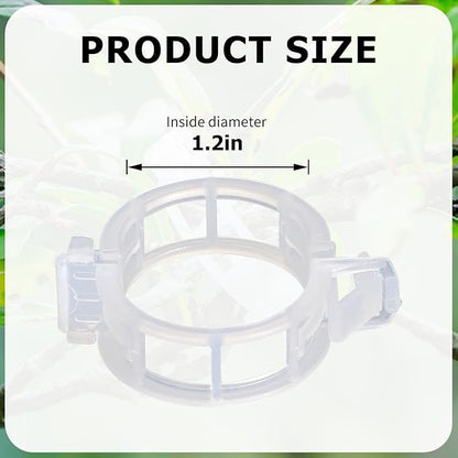 100PCS Plant Support Clips, Tomato Clips, Vine Clips for Climbing Plants to Prevent Tomatoes from Pinching or Falling Off