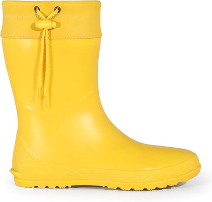 Asgard Women's Mid Calf Rain Boots Collar Gardening Boots Ultra Lightweight Portable Garden Shoes