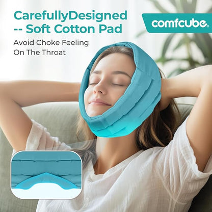 Wisdom Teeth Ice Pack Head Wrap, 2 Hours Long Lasting Cold Therapy Flexible Snug Fit Jaw Face Ice Pack for Oral Surgery, TMJ, Teeth Removed Pain, Cosmetic Injection, Swelling