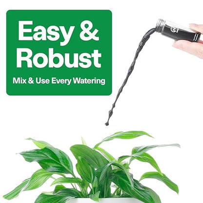 Noot 'Keep House Plants Alive' Bio-Organic Plant Food Liquid Fertilizer, Makes 3.5 Gallons, Root Boosting Mycorrhizae, Fast Growth for Monstera, Aroid, Succulent, Orchid - Use Every Watering (1 Vial)