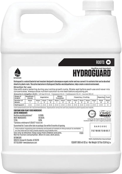 Botanicare Hydroguard Bacillus Root Inoculant, Quart