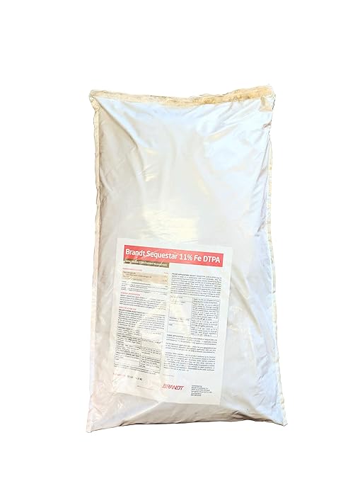 Greenway Biotech Chelated Iron Fertilizer - High-Efficiency Iron Supplement for Stronger, Healthier Plants - (25 Pounds)