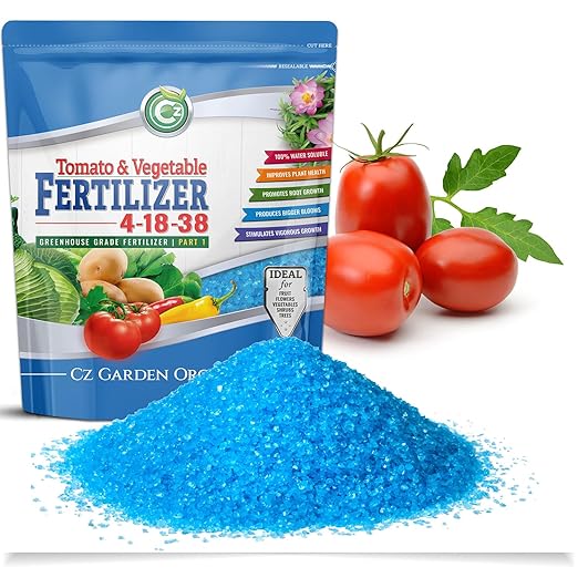 4-18-38 Fertilizer Made in USA – 100% Water Soluble Plant Food for Hydroponics and Soil Gardens - Tomatoes, Peppers & Leafy Greens - Super Concentrated - Makes 1000 Gallons!