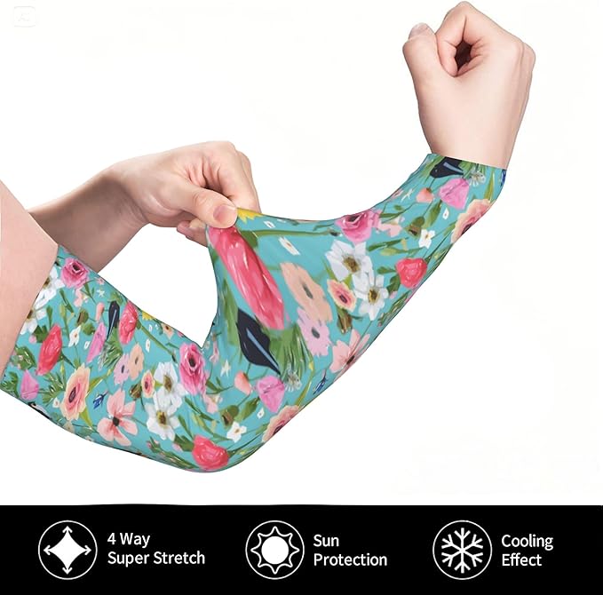 Arm Sleeves Outdoor Garden Sports Cooling Sun Sleeve for Women Men Farm