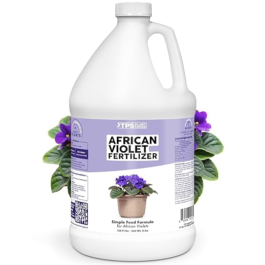 African Violet Fertilizer – Liquid African Violet Plant Food for Indoor Plants, 1 Gallon