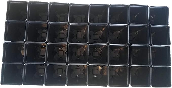 Set of 3 Trays and 96-2.5" Square Extra deep pots