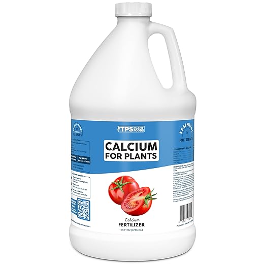 TPS NUTRIENTS Calcium for Plants – Liquid Calcium Fertilizer to Support Healthy Growth & Help Prevent Common Calcium Deficiencies, 1 Gallon