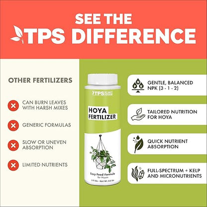 Hoya Fertilizer – Liquid Plant Food for Hoya, Supports Thick Leaves & Steady Growth, 32 oz