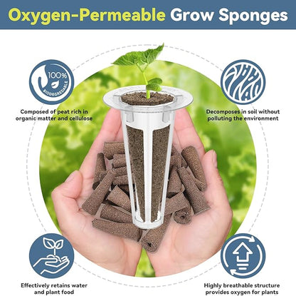 Mix Salad Seed Pods for Aerogarden, Ahopegarden, iDOO Hydroponics Growing System Indoor Herb Garden, 400+ Seeds(18-Pods)