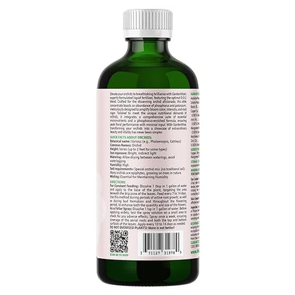 0-3-2 Giant Bloom: Orchid Bloom Enhancer - Orchid Bloom Booster - Orchid Food Fertilizer Concentrate - Chelated Nutrients for Healthy Flower & Reblooms (8 OZ)