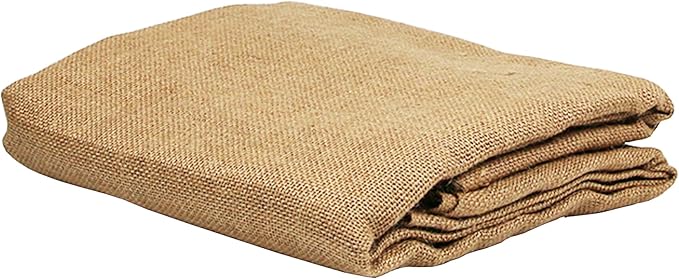 Sunnyglade 40in x 15ft Gardening Burlap Fabric, Winter Frost Natrual Burlap Plant Covers Freeze Protection, Shrub Potted Plants Cold Resistant Blankets, Suitable for Party Home Decorations (40in*15FT)