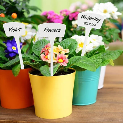 KINGLAKE GARDEN Plastic Plant Labels 10.4 inch 30 Pack Outdoor Garden Tags Thick Garden Labels,Waterproof Sturdy Nursery Markers,Strong Large Plant Markers for Vegetable Plants,Fruits,Flowers