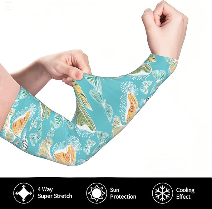 Arm Sleeves Outdoor Garden Sports Cooling Sun Sleeve for Women Men Farm
