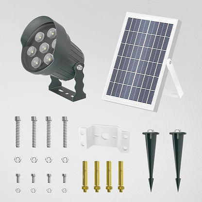 Ofuray Solar Flag Pole Light Outdoor,Dimmable Brightest Flag Pole Light Solar Powered, American Flag Coverage Led Solar Flag Pole Lights Outdoor Dusk to Dawn fit 1.5''-4'' Flagpole for House