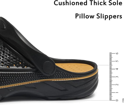 Women Men Orthopedic Clogs Arch Support Garden Shoes Sandals Slippers with Plantar Fasciitis Insoles