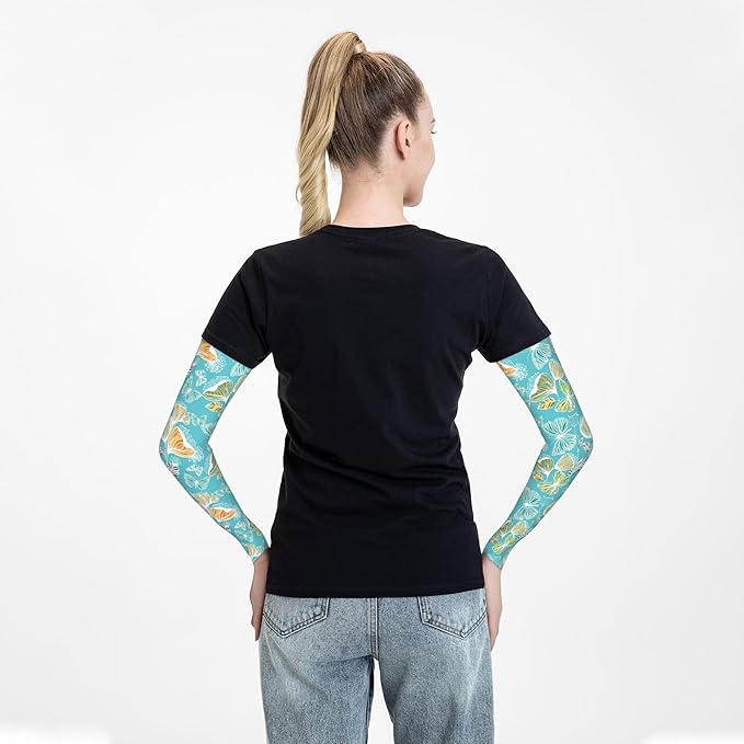 Arm Sleeves Outdoor Garden Sports Cooling Sun Sleeve for Women Men Farm