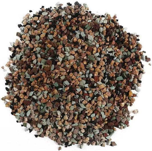 15LB Mix Lava Rocks for Plant Gravel Pebbles for Bonsai Succulent Potting Soil, Top Dressing and Terrarium Plants,