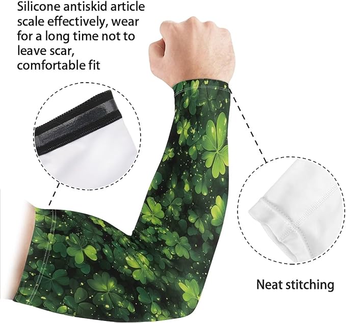 Binienty Unisex Arm Sleeves for Driving, Golf, Cycling, Sports, UV Protector Cooling Arm Sleeves Cover