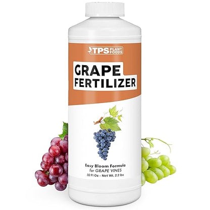 Grape Fertilizer for Grape Vines, Great for All Varieties Including Concord, Thompson Seedless, Chardonnay, and More, Liquid Fertilizer by TPS Plant Foods, 32 oz (1 Quart)