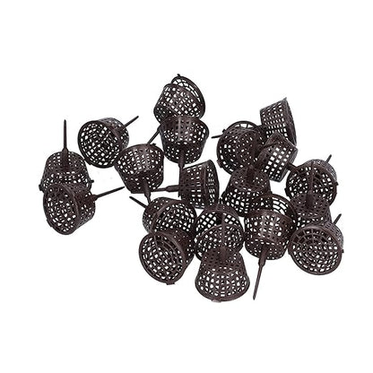 Atyhao Plastic Fertilizer Mesh Basket 20PCS Anti-Aging Bonsai Fertilizer Box with Lid for Planting Fertilization
