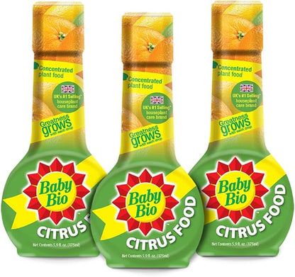Baby Bio Citrus Food, Concentrate, 5.9 Oz (3-Pack)