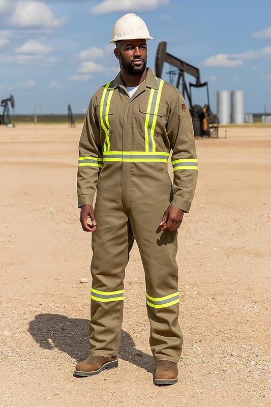 Just In Trend Mens Flame Resistant FR Coverall with multiple options
