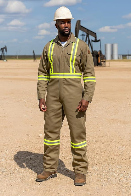 Just In Trend Mens Flame Resistant FR Coverall with multiple options