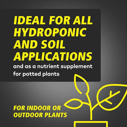 General Hydroponics FloraSeries Hydroponic Nutrient Fertilizer System with FloraMicro, FloraBloom and FloraGro, 1 gal.