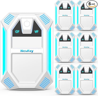 Ultrasonic Pest & Insect Repeller, Ultrasonic Repellent for Roach, Rodent, Mouse, Bugs, Mosquito, Mice, Spider, Ant,Electronic Plug in Pest Control,2 Mode Switching,6 Packs