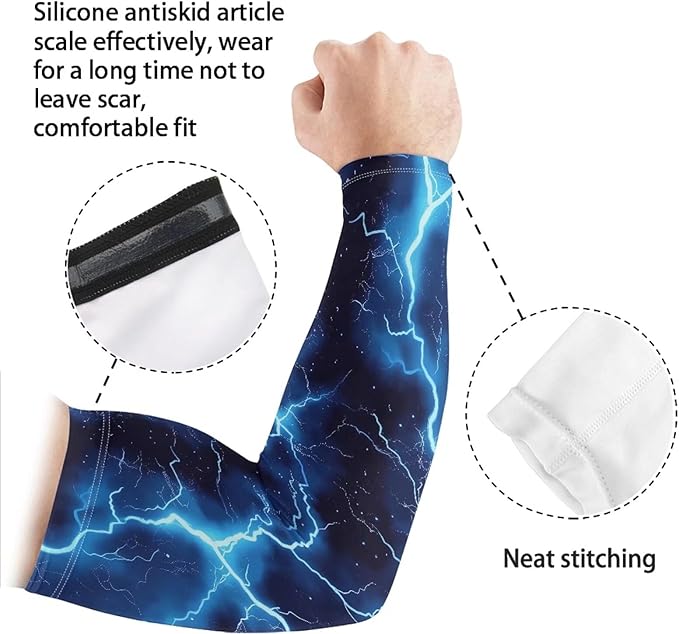 Binienty Unisex Arm Sleeves for Driving, Golf, Cycling, Sports, UV Protector Cooling Arm Sleeves Cover
