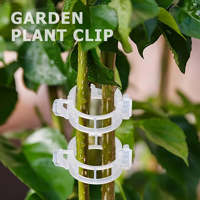 200PCS Plant Support Clips, Tomato Clips, Garden Clips, Trellis Clips, Vine Clips for Climbing Plants to Prevent Tomatoes from Pinching or Falling Off