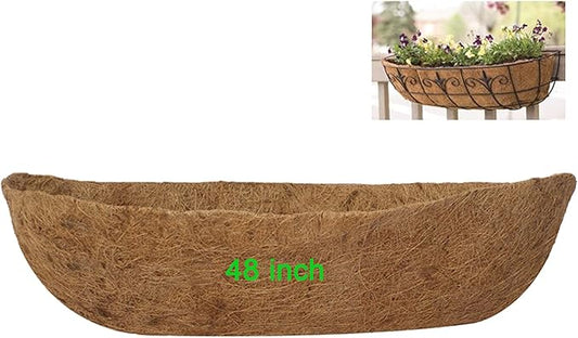 48 Inch Coco Liner Window Deck Trough Coco Coir Coconut Replacement Liner for Window Box
