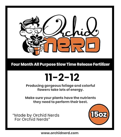 Orchid Food, 15-Ounce (Orchid Ferlizer) 11-2-12 Slow Time Release