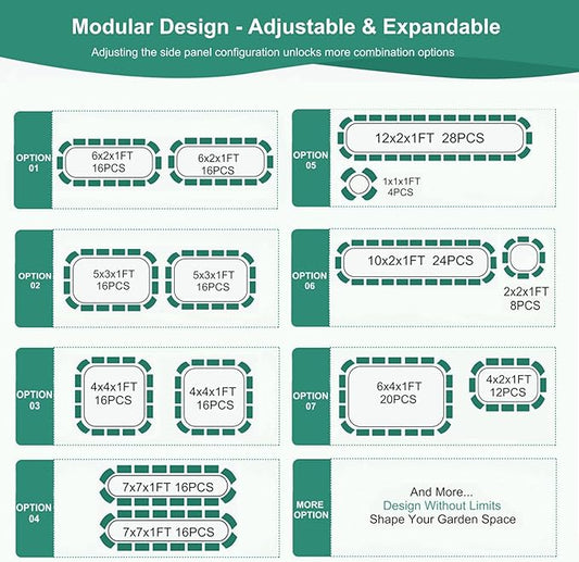4 in 1 Galvanized Raised Garden Bed - 6x2x1ft (2Packs) Modular Planter Box Outdoor | Metal Raised Bed Kit with Bracing Rods for Gardening Vegetables Flowers Fruits Herbs (White)