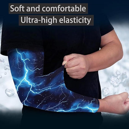 Binienty Unisex Arm Sleeves for Driving, Golf, Cycling, Sports, UV Protector Cooling Arm Sleeves Cover