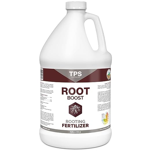 Root Boost Advanced Rooting Formula for Plants, Living Soil & Organic Root Support 1 Gallon (128oz)