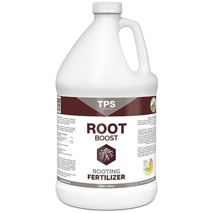 Root Boost Advanced Rooting Formula for Plants, Living Soil & Organic Root Support 1 Gallon (128oz)
