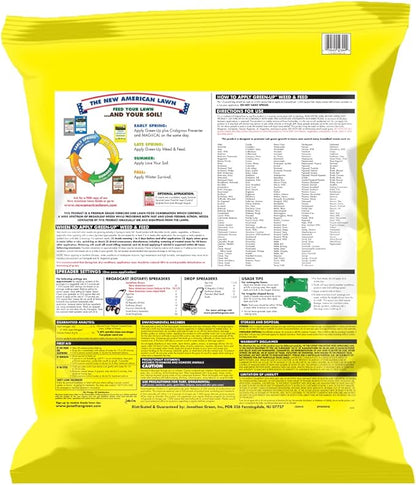 Jonathan Green (12344) Green-Up Weed & Feed - 21-0-3 Grass Fertilizer & Weed Killer (5,000 Sq. Ft.)