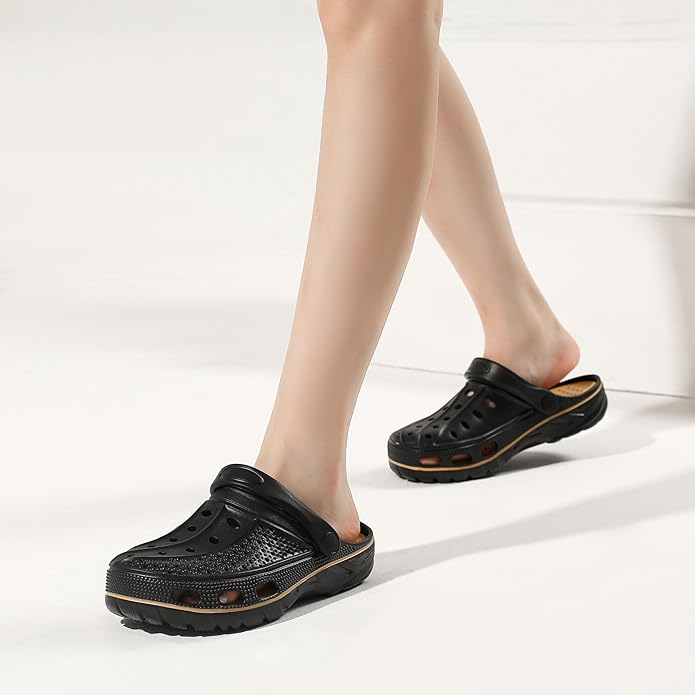 Women Men Orthopedic Clogs Arch Support Garden Shoes Sandals Slippers with Plantar Fasciitis Insoles
