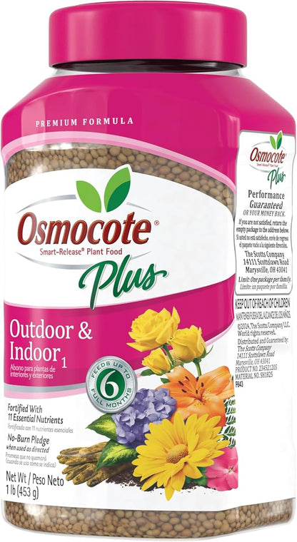 Osmocote Smart-Release Plant Food Plus Outdoor & Indoor, 1 lb.