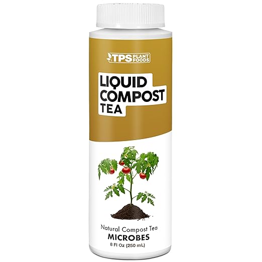 Compost Tea, Boosts Microbial Activity in Gardens for All Plants, 8 oz (250mL)