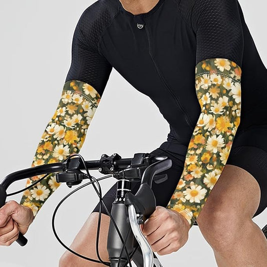 Binienty Unisex Arm Sleeves for Driving, Golf, Cycling, Sports, UV Protector Cooling Arm Sleeves Cover