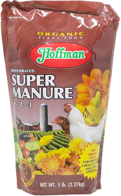 Hoffman 20505 Dehydrated Super Manure 4-2-3, 5 Pounds