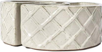 Alfresco Home Cobblestone Umbrella Planter