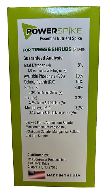 for Evergreens, Trees & Shrubs, ferilizer Spike. Essential Nutrient Spike formulated to Feed and fertilize All Types of evergreens, Trees & shubs. Packed with Essential nutrients., 93309