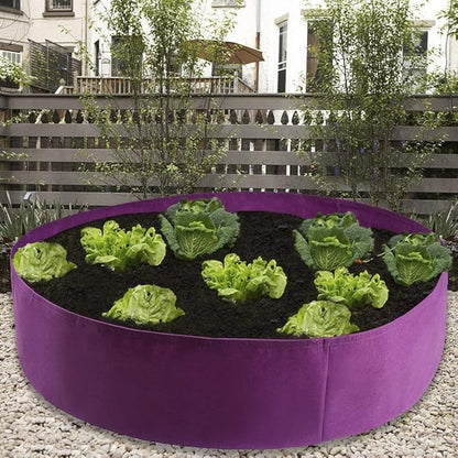 Firlar 100 Gallon Raised Garden Bed,Felt Fabric Breathable Planting Container Grow Bag Planter Pot for Plants, Flower,Vegetables