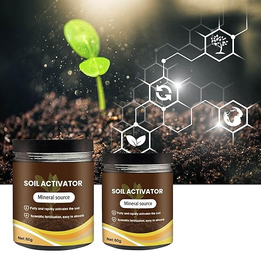 Soil Activated, 2025 Organic Soil Activator & Plant Fertilizer for Raised Garden Beds, Dirt Health Booster, Liquid Fertilizer for Indoor & Outdoor Plants for Raised Garden Beds, Potting Mix (3PC)