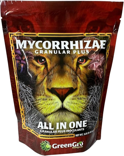 GreenGro Granular Plus Myco, All-in-One Fertilizer with Kelp and Humic Acid for Plants, Organic Root Stimulator Plant Food with Mycorrhizae for Indoor & Outdoor Gardens
