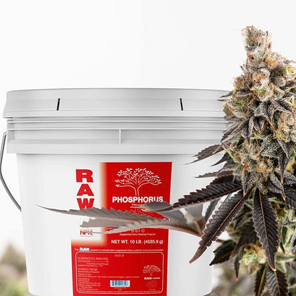 RAW Phosphorus 10lb - High-Performance Plant Booster for Flowering and Root Development - Indoor, Outdoor, Hydroponic Use